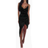 Hi-Lo Velvet Bodycon