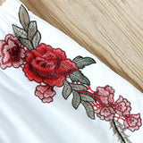 Embroidered Vintage Two-Piece Set