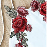 Embroidered Vintage Two-Piece Set