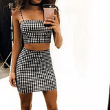 Clueless Plaid Two-Piece