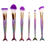 Purple Tip Mermaid Brush Kit (6 Pcs)